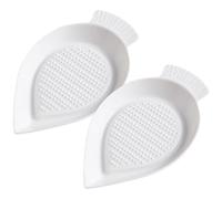 Healeved Grattugia in Ceramica per Aglio, Utensile da Cucina Sicuro e Facile da Pulire, Forma a Carota, per Frutta e Verdura in Cucina
