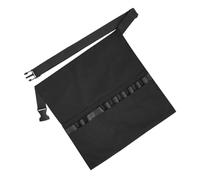 Healeved Grembiule Da Parrucchiere Con Cintura Portautensili Borsa Organizer Per Attrezzi Regolabile Per Salone e Viaggio Nero