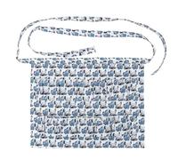 Healeved Grembiule Protegge e Tiene al Sicuro Uova di Gallina e Oca con Tasche Blu per Raccolta Uova Adatto per Fattoria e Cucina