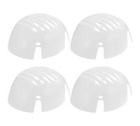 Healeved Inserti Antiurto per Cappelli da Baseball 4 Pezzi in Pe Bianco Protezione Testa per Lavori All'aperto e Assemblaggio Automotive