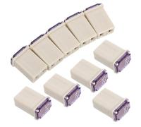 Healeved Kit 10 Pezzi Microfusibili Auto 25A Mini Fusibile a Basso Profilo per Veicoli Vari Portafusibili in Serie Protezione Circuiti Elettrici Veicolari Fusibile Micro per Camion e