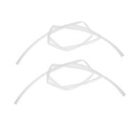 Healeved Kit 2 Pezzi Tubo Termorestringente Trasparente 5 Mm per Punte Lacci Scarpe e Estremità Corda Felpa, Protezione Durevole e Sigillatura Termica per Scarpe Sportive e