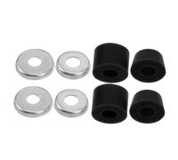 Healeved Kit di Boccole in Pu per Skateboard e Longboard Rondelle, Resistente e Nero, Accessori per Skating e Manutenzione