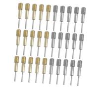 Healeved Kit Di Rimozione Perno e Ago Per Cinturino Orologio, 30 Pezzi in Acciaio Resistente 15 Aghi Dorati e 15 Argentati, Strumento Per Riparazione e Regolazione Cinturini a Casa