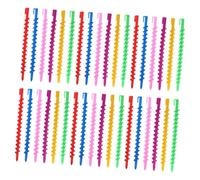 Healeved Kit Permanente a Spirale per Chioma 40 Pezzi, Bigodini a Spirale in Abs Riutilizzabili per Ricci Professionali, Strumenti per Parrucchieri e Uso Domestico su Chioma Lunghi e Corti