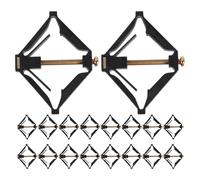 Healeved Kit Riparazione Scatola Elettrica Tipo 86 40 Pezzi Accessori Fissaggio Cassette Posteriori per Manutenzione Impianti Domestici e Strumenti Rapidi per Riparazioni Elettriche