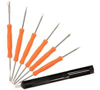 Healeved Kit Utensili Ausiliari per Saldatura 7 Pezzi con Stoppino Dissaldante Aspiratore Saldatura Manuale e Strumenti a Doppia Faccia Ergonomici per Riparazioni Colore Colore Casuale