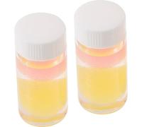 Healeved Liquido per Pulizia Pinzette per Ciglia 2 Pezzi Spugna Integrata, Detergente Professionale per Strumenti di Bellezza, Adatto per Uso Domestico e Saloni di Estetica Colore Casuale