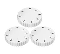 Healeved Manopola Controllo della Congelatore per 3 Termostato in Plastica Bianca Facile Sostituzione, per Frigoriferi e Congelatori