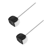 Healeved Martello per Pedale Grancassa in Acciaio Inox 2 Pezzi Battenti in Feltro per Pedale Batteria Accessori Ricambio Percussioni Protezione Antiruggine Adatti per Uso Professionale