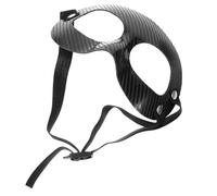 Healeved Maschera da Basket in Pvc Nera per Costume Cosplay e Feste di Carnevale, Design Moderno e Unico per Party e Eventi Speciali