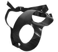 Healeved Maschera per Carnevale in Pvc Nero Stile Moderno, Maschera Protettiva per Viso da Basket per Feste e Night Club, Design Unico e Leggero