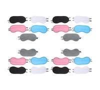 Healeved Maschera per Occhi Oscurante Morbida da Viaggio Set 20 Pezzi Fascia Elastica per Dormire Pigiama Party Unisex Protezione Occhi per Pisolini e Riposo Notturno