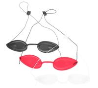 Healeved Maschere Protettive per Occhi e Fascia Regolabile in Tpu 3 Pezzi Protezione UV per Terapia e Viaggi in Aereo