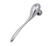 Healeved Massaggiatore Occhi Lega di Zinco Argento Bastoncino Multifunzione per Crema e Massaggio Viso Solleva e Riduce Borse e Occhiaie Stimola La Circolazione Strumento Pratico per Della