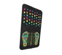 Healeved Massaggiatore Plantare Per Riflessologia Tappetino Massaggiante in Pp Nero Pieghevole Promuove Circolazione e Metabolismo Allevia Stanchezza Muscolare