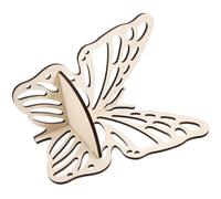 Healeved Mensola Angolare a Farfalla in Legno Marrone Robusta e Decorativa per Camera da Letto e Angoli, come Decorazione Murale Artistica e Funzionale