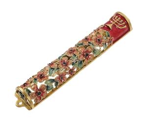 Healeved Mezuzah Decorativa in Lega con Design Elegante e Unico, Resistente e Non Facile da Deformare, per Porta D'ingresso e Parete Come Amuleto di Benedizione