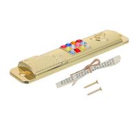 Healeved Mezuzah di Benedizioni e Pace con Pergamena Kosher di Metallo in Lega di Zinco e Carta Set 1 Pezzo Decorazione per Porta per Casa
