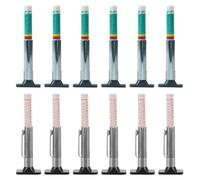 Healeved Misuratore di Profondità del Battistrada e Controllo Rapido per Pneumatici 12 Scala 0-25mm e 1-32 Pollici in Inox e Abs per Veicoli