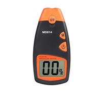 Healeved Misuratore Umidità Legno Digitale Display LCD Sonde Nero | Plastica, Lettura Rapida e Precisa, a Resistenza Puntali, per Legno e Controllo Tecnico