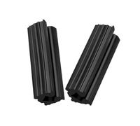 Healeved Morsetti in Gomma per Aste da Golf 2 Pezzi, Protezione per Impugnature di Mazze da Golf, Morsetto a Morsa Nervature Laterali per Uso in Banco da Lavoro