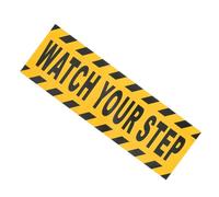 Healeved Nastro Antiscivolo per Pavimenti e Scale 30X10 CM Adesivo Resistente Segnale di Avvertimento Guarda Dove Metti i Piedi per Sicurezza Interna ed Esterna Facile Applicazione e