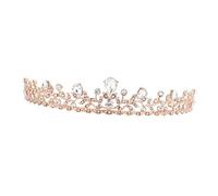 Healeved Nuziale Damigella D'onore Corone Nuziali e Diademi Fascia Da Sposa Per Matrimonio Diademi Nuziali D'epoca Diadema Di Strass Da Sposa Nozze Arredamento Diadema Rose Gold Lega
