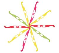 Healeved Occhiali di Diffrazione a Forma di Cuore 3d 20 Pezzi in Carta Leggeri Effetto Arcobaleno per Feste Musicali e Vacanze All'aperto