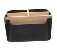 Healeved Organizer Cosmetici in Bambù e Legno con Divisori Rimovibili Scatola Tavolo e per Penne e Gioielli per Skincare e Piccoli Oggetti Resistente e Spazioso