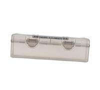Healeved Organizer e Manico Portatile Trasparente in Plastica Rettangolare con Grande Capacità per Classi di Pittura All'aperti per Strumenti Artistici e Materiali da Cucito