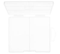 Healeved Organizer per Batterie Aa in Plastica Trasparente per 24 Pile, Scatola Salvaspazio per Cassetti e Trasporto, Custodia Resistente e Compatta