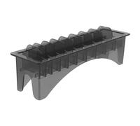 Healeved Organizer per Limiti Pettine per Regolabarba in Plastica Nera, Scatola Rettangolare per Conservazione Pettini per Regolacapelli, per Parrucchiere e Uso Domestico