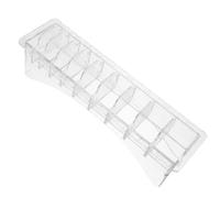 Healeved Organizer per Pettine Regolatore per Tagliacapelli 10 Scomparti in Ps Custodia Versatile per Accessori e Conservazione Ordinata