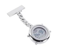 Healeved Orologio Da Tasca Digitale in Multifunzione Display Luminoso Timer e Allarme Orologio Da Infermiera Da Donna Clip Spilla Per Supporto Sanitario e Turni Di Guardia