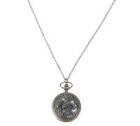 Healeved Orologio da Tasca Retrò Creativo in Quarzo Numeri Arabi | Design Decorativo Collana, Lega e Vetro, Piccolo Regalo dal Gusto Vintage, Accessorio Unico