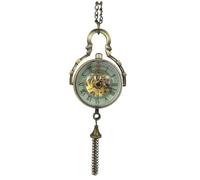 Healeved Orologio Da Taschino Vintage Meccanico Carica Manuale Con Collana Sospesa Cassa in Lega Resistente Anti- Stile Retrò Antico Unisex Adatto Infermieri e Cuochi