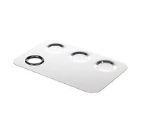 Healeved Palette Miscelazione Acciaio Per Spatola Per Fondotinta e Cosmetici Strumento Per Creazione Look Personalizzati