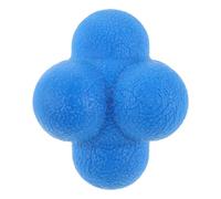 Healeved Palla da Allenamento Esagonale in Silicone 7,6 Cm Blu per Preparazione Atletica e Coordinazione Occhio-Mano, Palla per Agilità e velocità Baseball Indoor e Outdoor, Adatta a Tutte