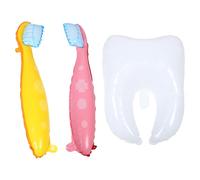 Healeved Palloncini Denti per Feste Design Educativo, Materiale PE Resistente, Facile da Montare, per, Scuole e Studi Dentistici