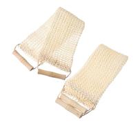 Healeved Panno Esfoliante per Corpo con Manico in Sisal per Doccia e Ginnasio, 2pezzi per Pulizia Profonda e Rimozione Cellule Morta