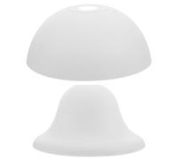 Healeved Paralume in Plastica da 2 Pezzi per Lampada da Soffitto e Parete Coprilampada Semplice e Leggero Foro Centrale 42Mm Copertura Decorativa Versatile per Plafoniera e Lampada da