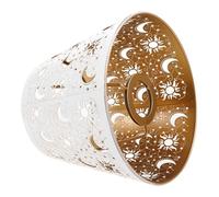 Healeved Paralume per Creare Ferro Forma Oro Contemporanea e in Creativa Lampada da Tavolo E27, Design Elegante e Semplice Un'atmosfera Accogliente da Letto per in Caffè e Camere