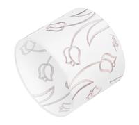 Healeved Paralume Tessuto Cilindrico Bianco Retro per Lampada da Tavolo e Terra Compatibile con Lampade da Comodino e Soggiorno Stile Moderno e Rustico Sostituzione Facile