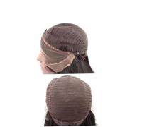 Healeved Parrucca Sintetica Nera Corta Riccia Pizzo Frontale Resistente Al Calore Parrucca Caschetto Breve e Ondulata Per Donne