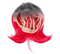 Healeved Parrucche Per Donne Parrucca Corta A Caschetto Parrucca Sintetica Sfumata Con Cappuccio Per Cosplay Per Feste