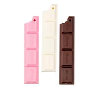 Healeved Penna a Sfera a Tema Cioccolato 3 Pezzi per Studenti, Scrittura Scorrevole in Plastica, Design Cartone Animato Originale e Decorativo per Appunti e Scrittura Espressiva