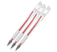 Healeved Penna per Tatuaggi Rossa 3 Pezzi per Mappatura delle Sopracciglia Tratti Precisi in Plastica per Tatuaggio e Piercing