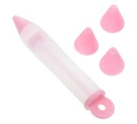 Healeved Penne per Decorare Dolci per su Biscotti e Set da 4 in Silicone Rosa Ugelli Staccabili Utensili Multifunzionali per Pasticceria e Cake Baking