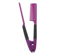 Healeved Pettine Termico per Capelli Pettine Lisciante Liscia per Nodi e Styling Resistente al Calore Design Portatile ed Elegante Strumento per Styling Multiuso